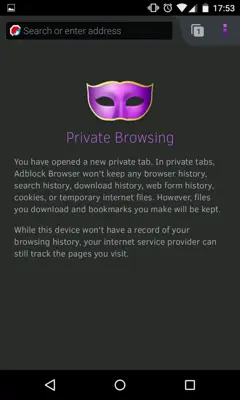 Adblock Browser android App screenshot 4