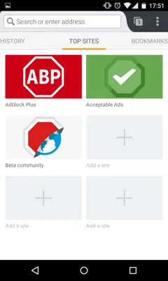 Adblock Browser android App screenshot 6